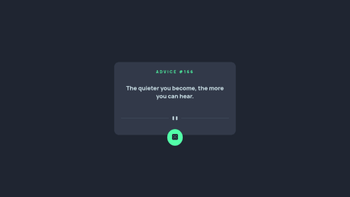 Advice Generator App