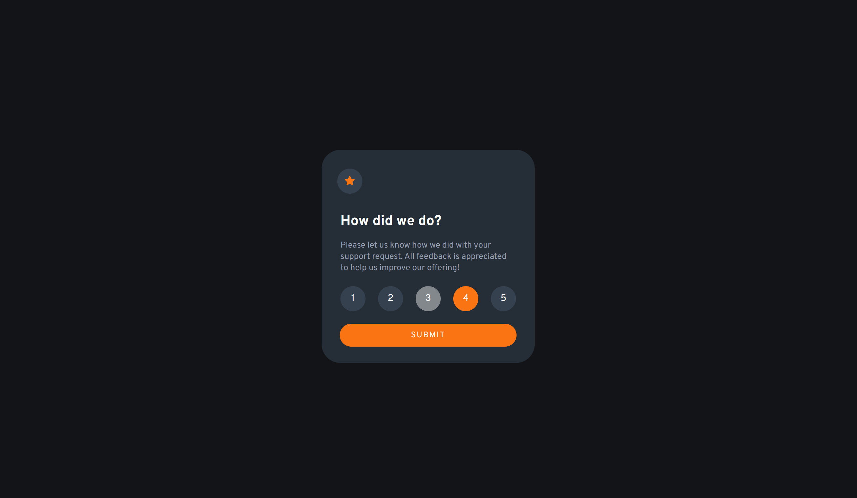 Interactive Rating Component